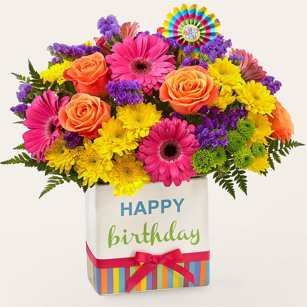 Birthday Brights Bouquet – East End Flowers And Gifts Inc, Hensley AR