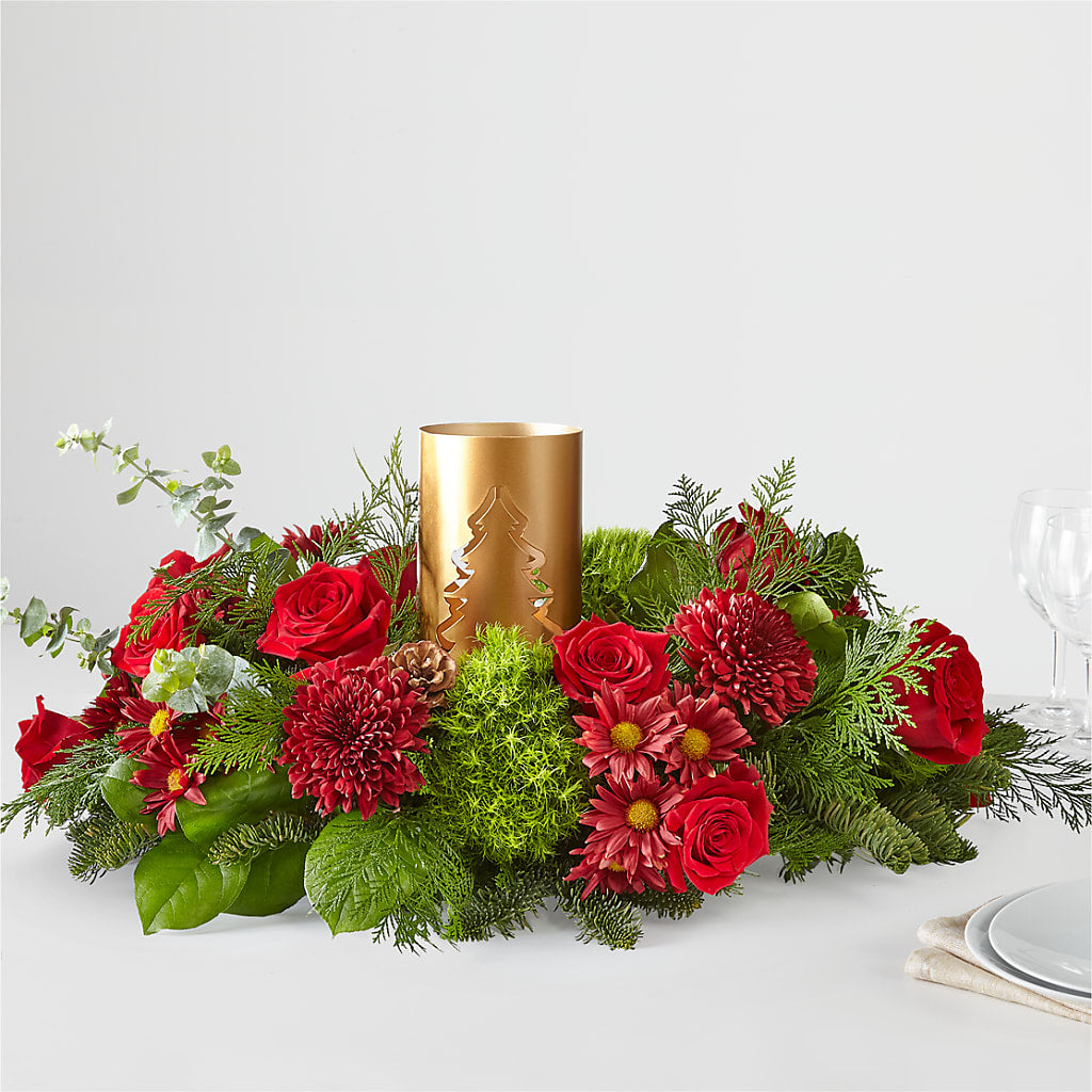 Toast the Season Centerpiece – East End Flowers And Gifts Inc, Hensley AR