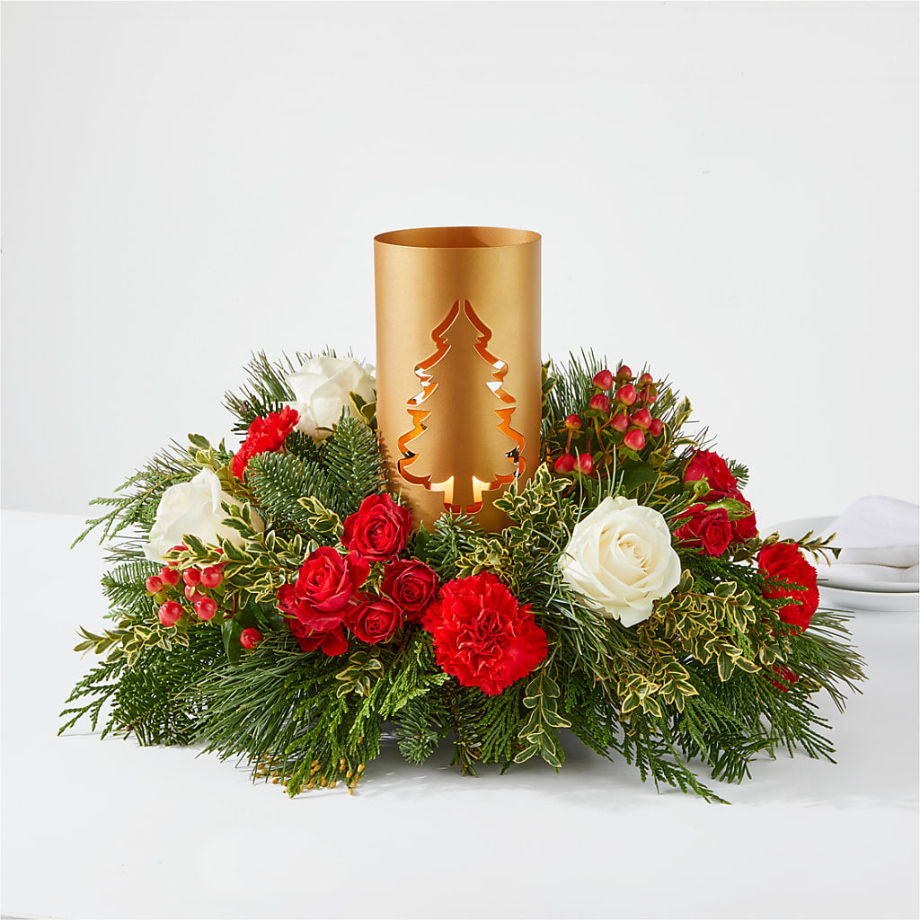December Dreams Centerpiece – East End Flowers And Gifts Inc, Hensley AR