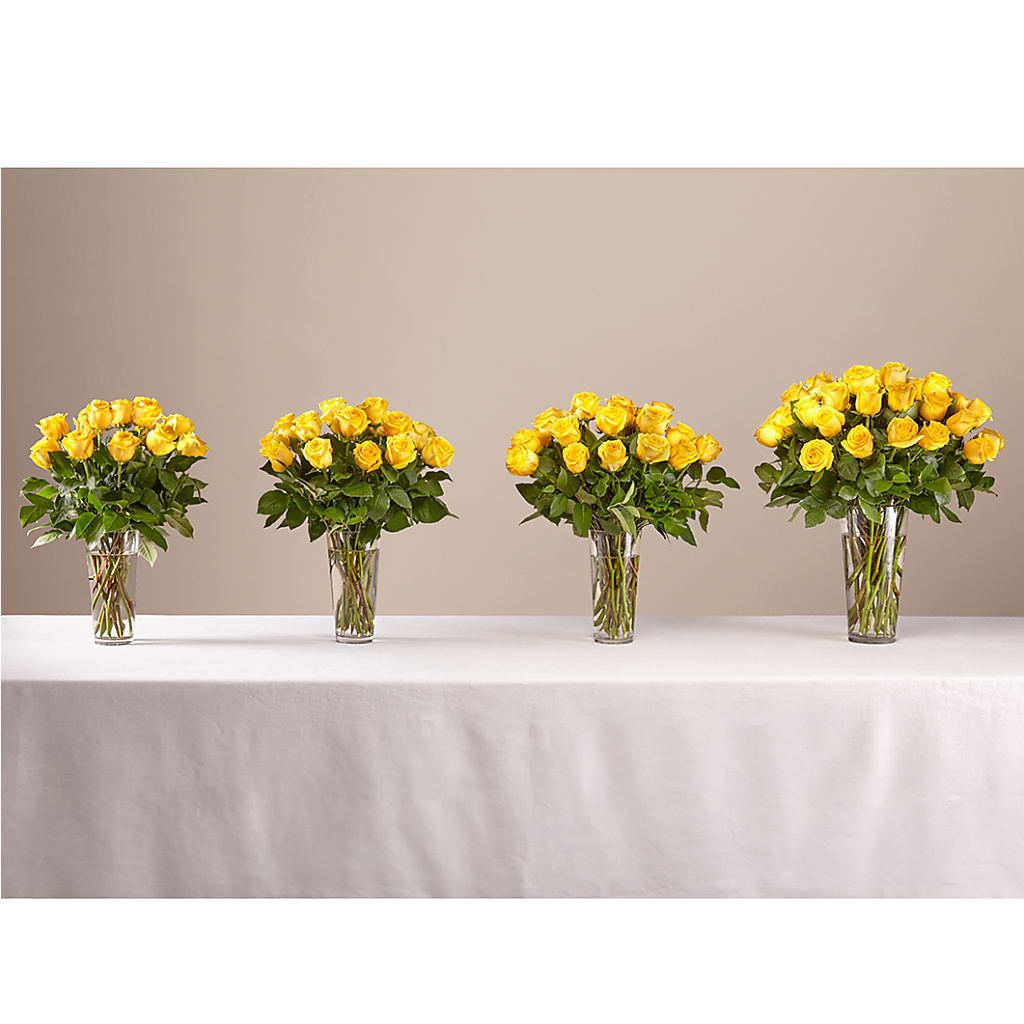 Long Stem Yellow Rose Bouquet – East End Flowers And Gifts Inc, Hensley AR