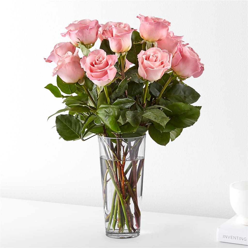 Long Stem Pink Rose Bouquet – East End Flowers And Gifts Inc, Hensley AR