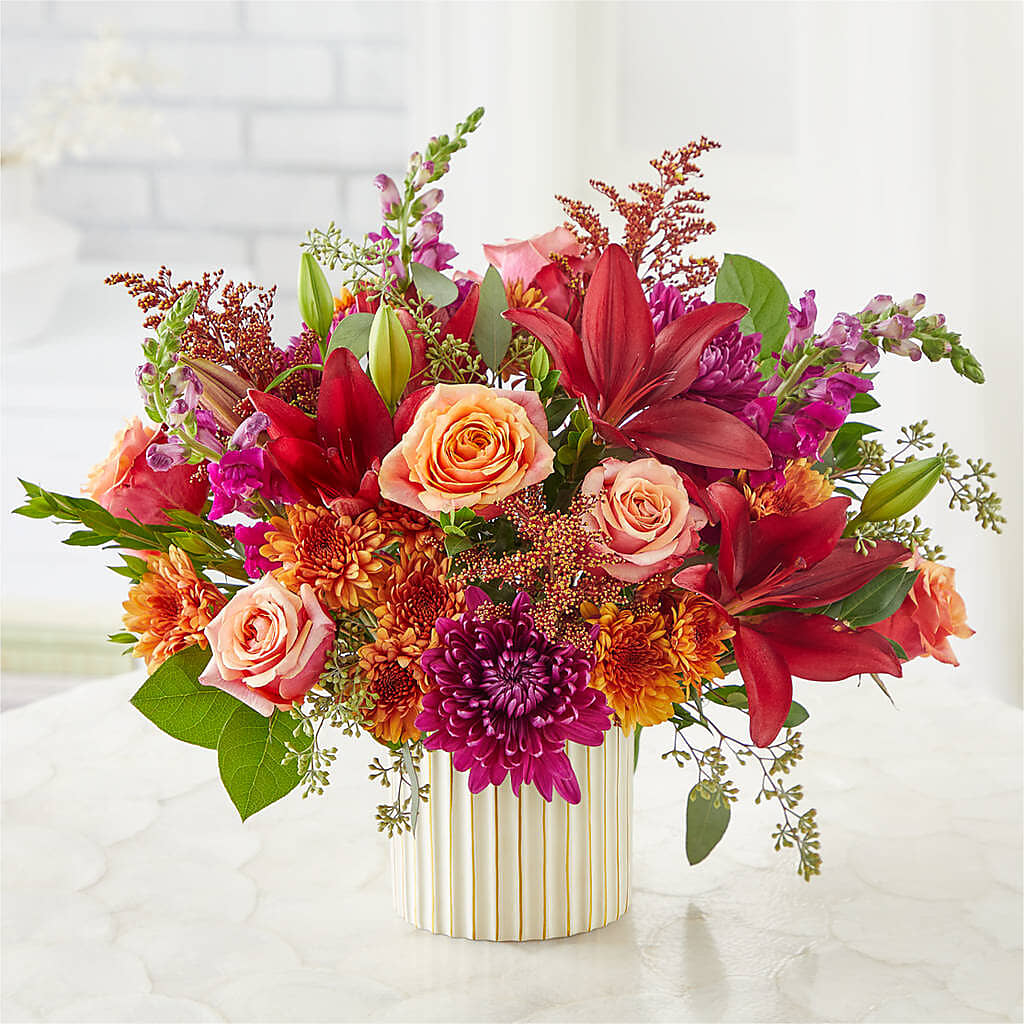 Burgundy Landscape Bouquet – East End Flowers And Gifts Inc, Hensley AR
