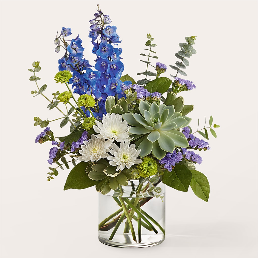 Cerulean Waves Bouquet – East End Flowers And Gifts Inc, Hensley AR