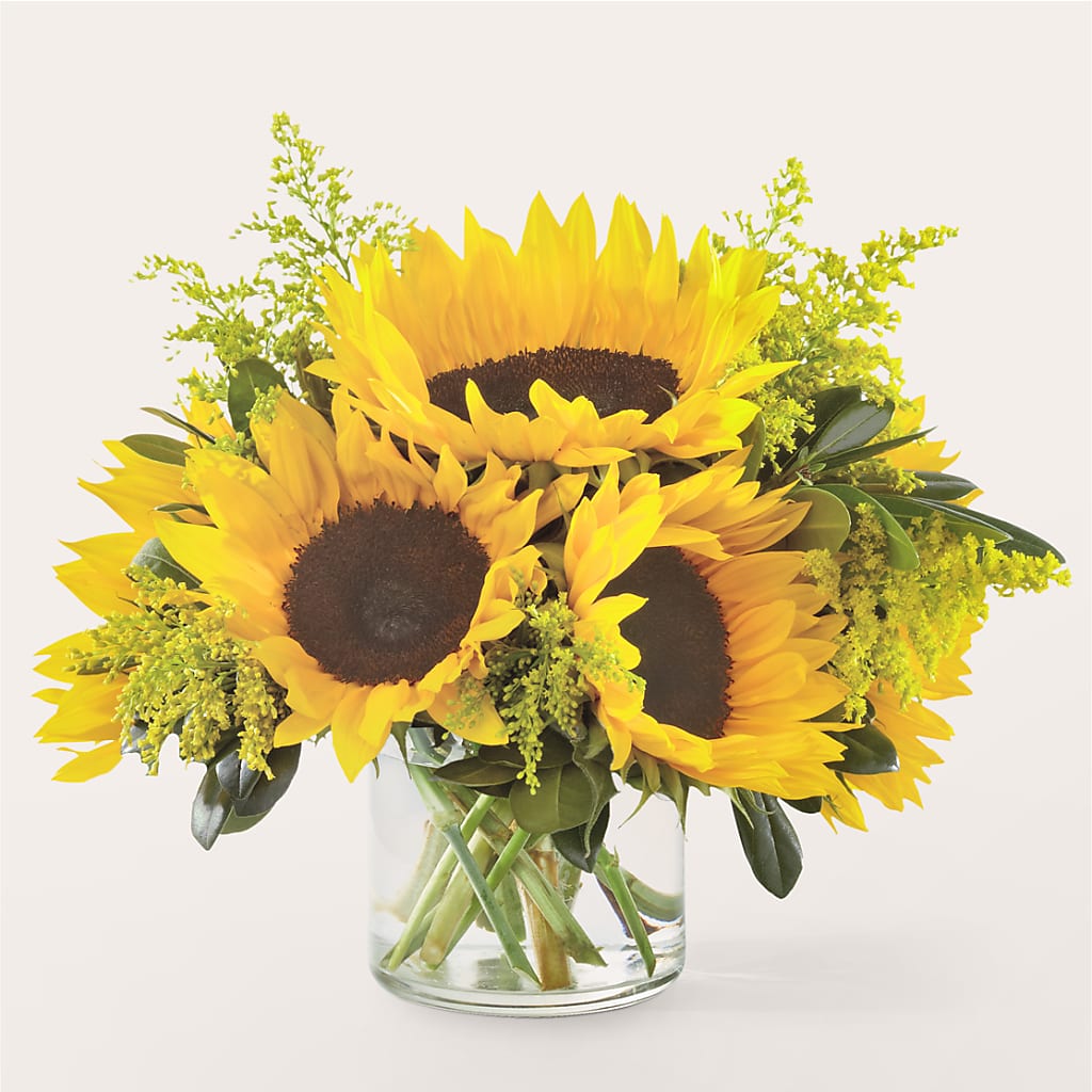 Beaming Sunflower Bouquet – East End Flowers And Gifts Inc, Hensley AR
