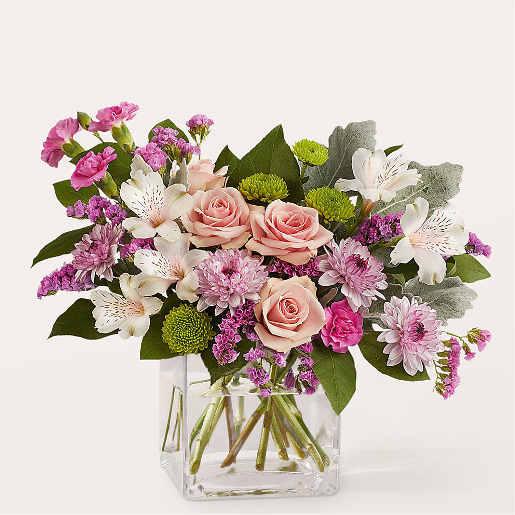 Pink Suede Bouquet – East End Flowers And Gifts Inc, Hensley AR