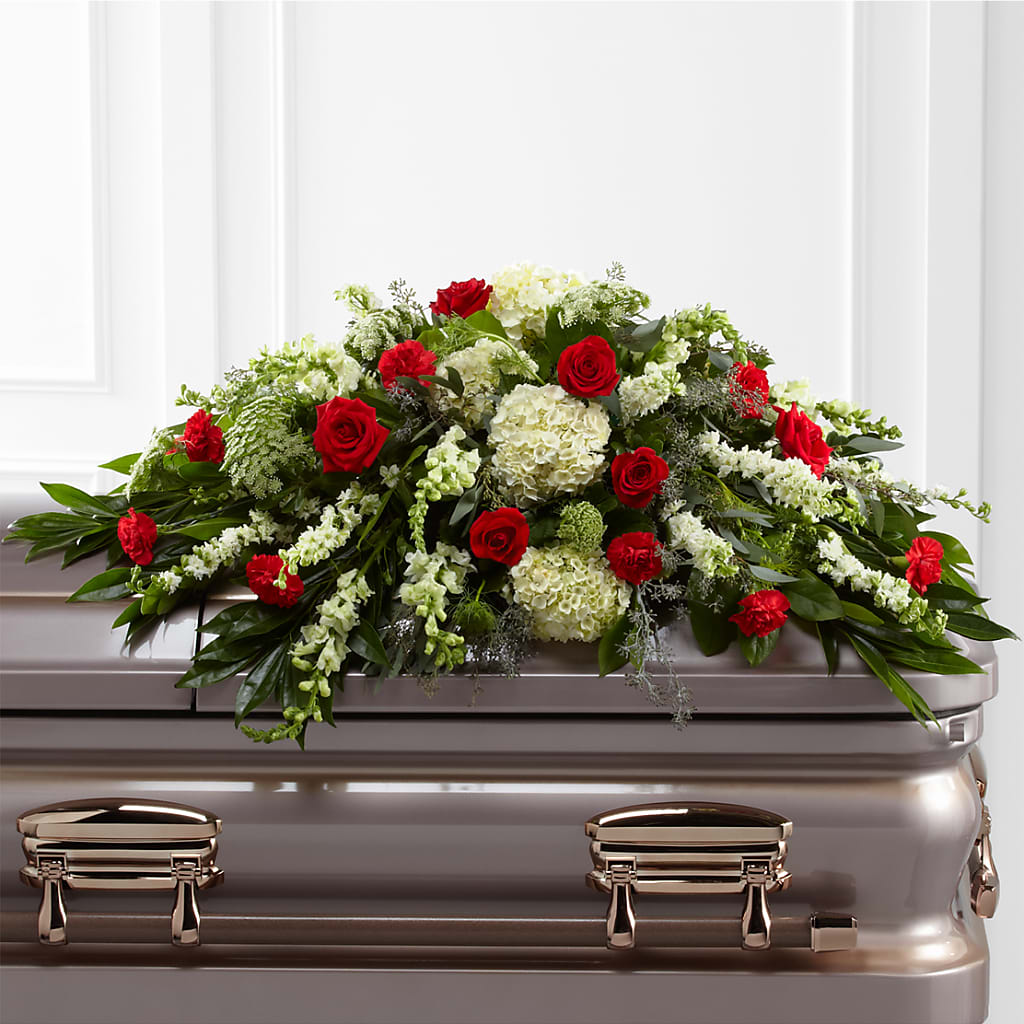 Sincerity Casket Spray – East End Flowers And Gifts Inc, Hensley AR