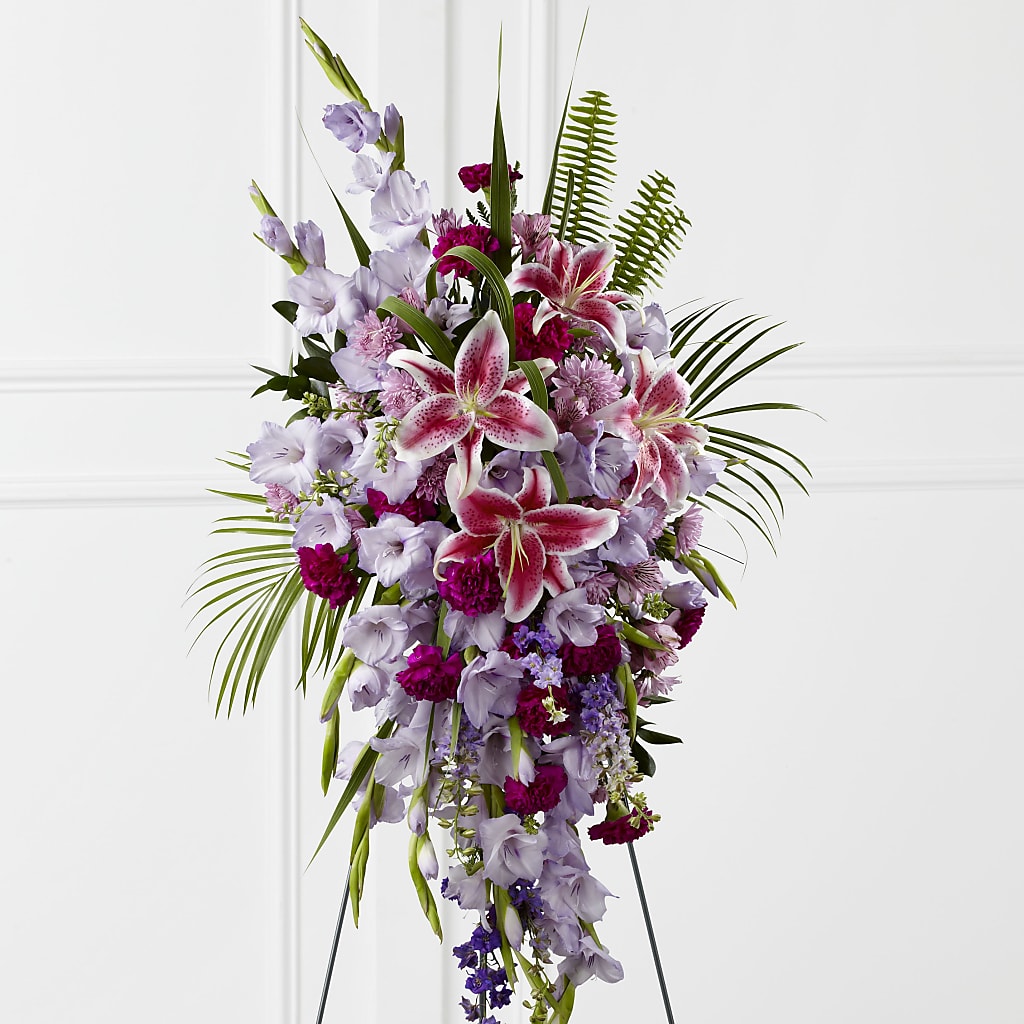 Tender Touch Standing Spray – East End Flowers And Gifts Inc, Hensley AR