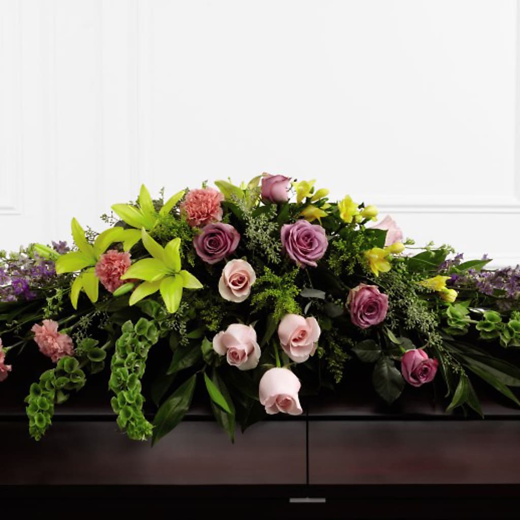 Forever Beloved Casket Spray – East End Flowers And Gifts Inc, Hensley AR