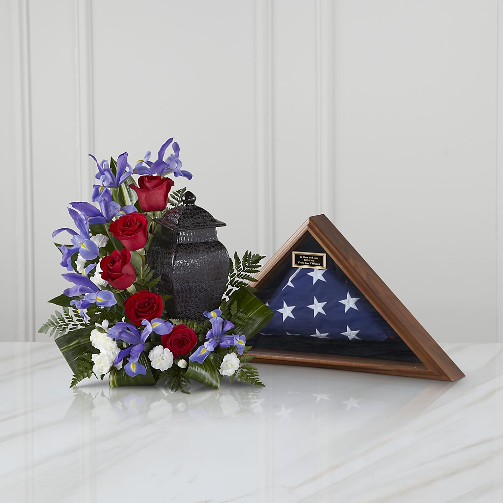 Patriotic Tribute Arrangement – East End Flowers And Gifts Inc, Hensley AR