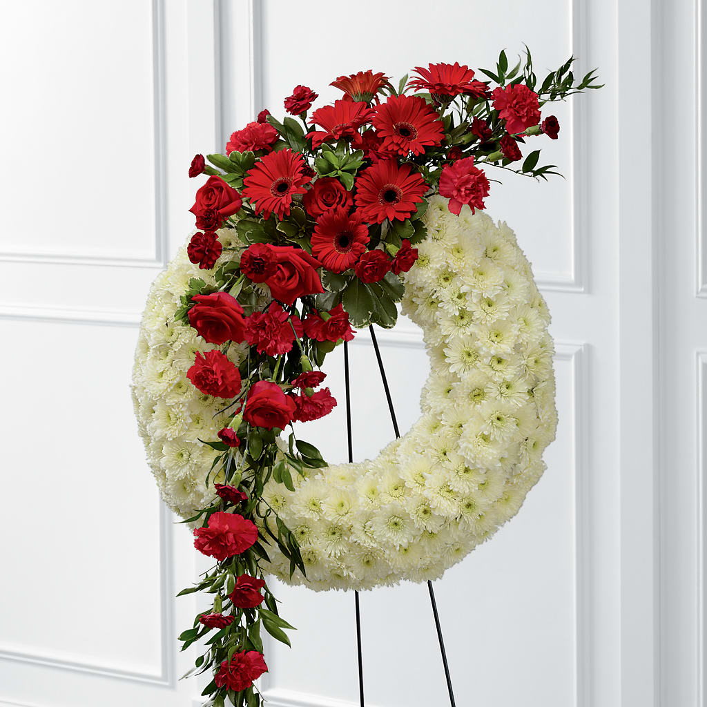 Graceful Tribute Wreath – East End Flowers And Gifts Inc, Hensley AR