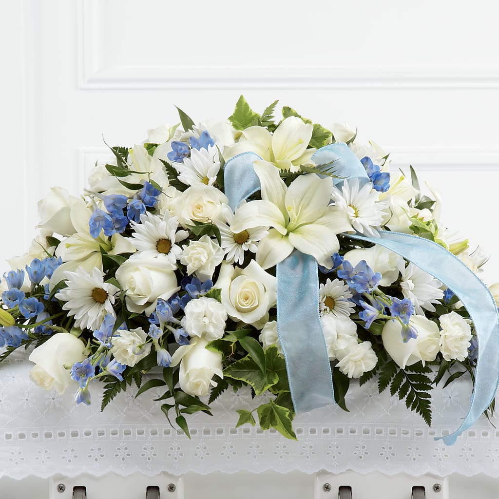 Tender Treasure Casket Spray – East End Flowers And Gifts Inc, Hensley AR