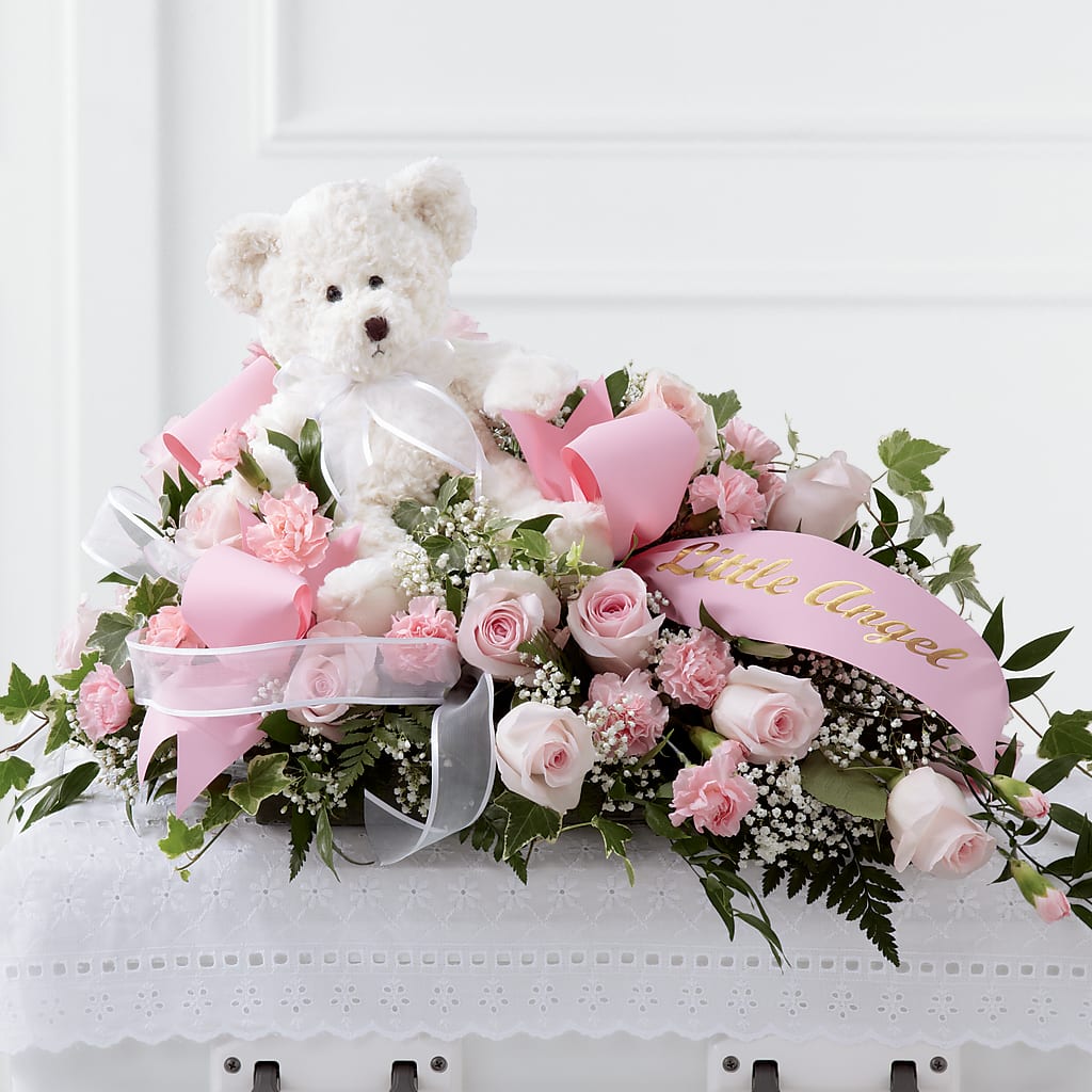Touch of Sympathy Casket Spray – East End Flowers And Gifts Inc, Hensley AR