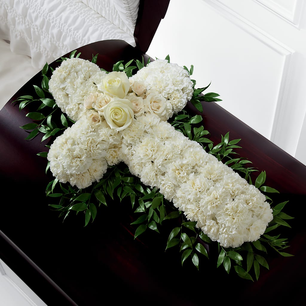 Peaceful Memories Casket Spray (Standard) – East End Flowers And Gifts Inc, Hensley AR