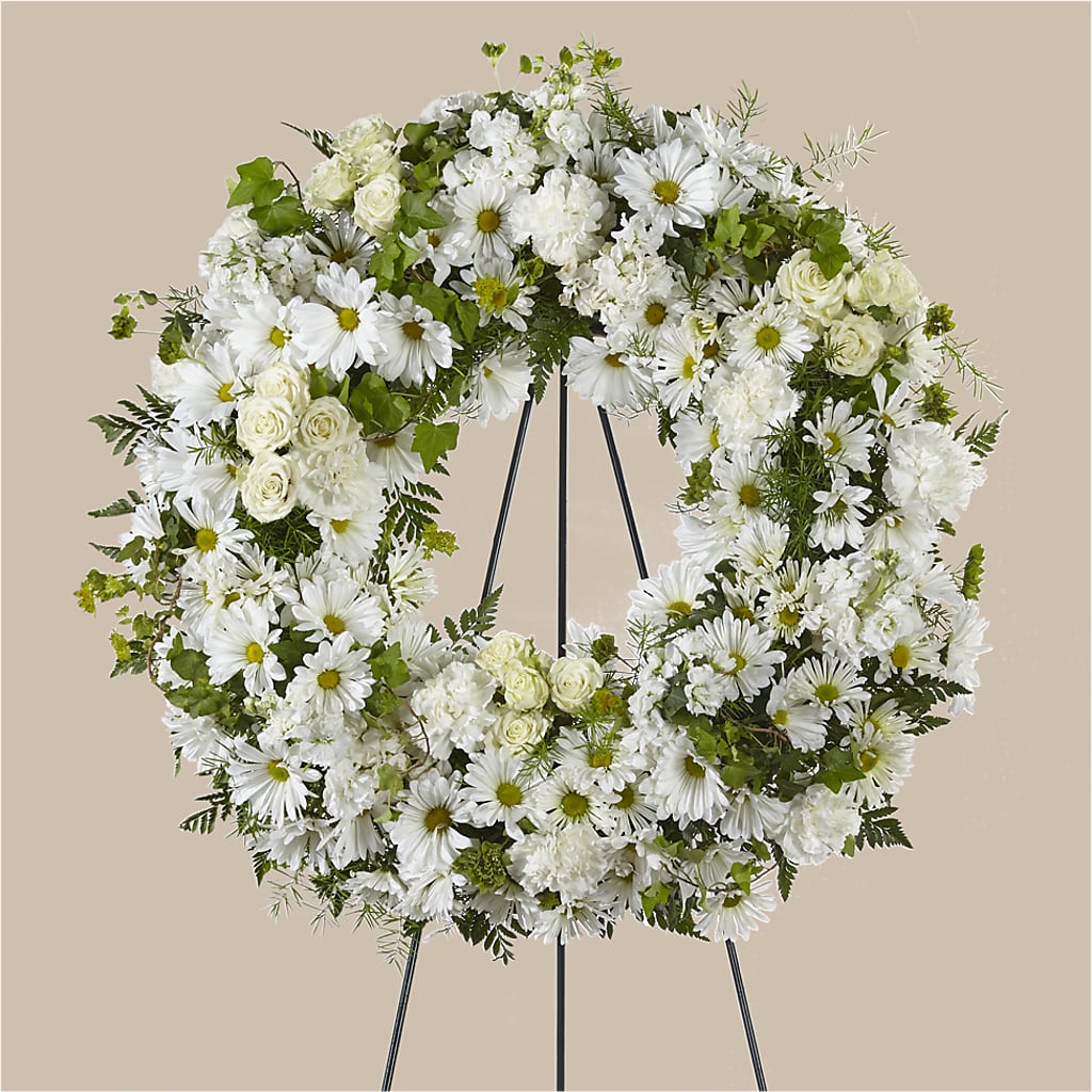 Faithful Wishes Wreath – East End Flowers And Gifts Inc, Hensley AR