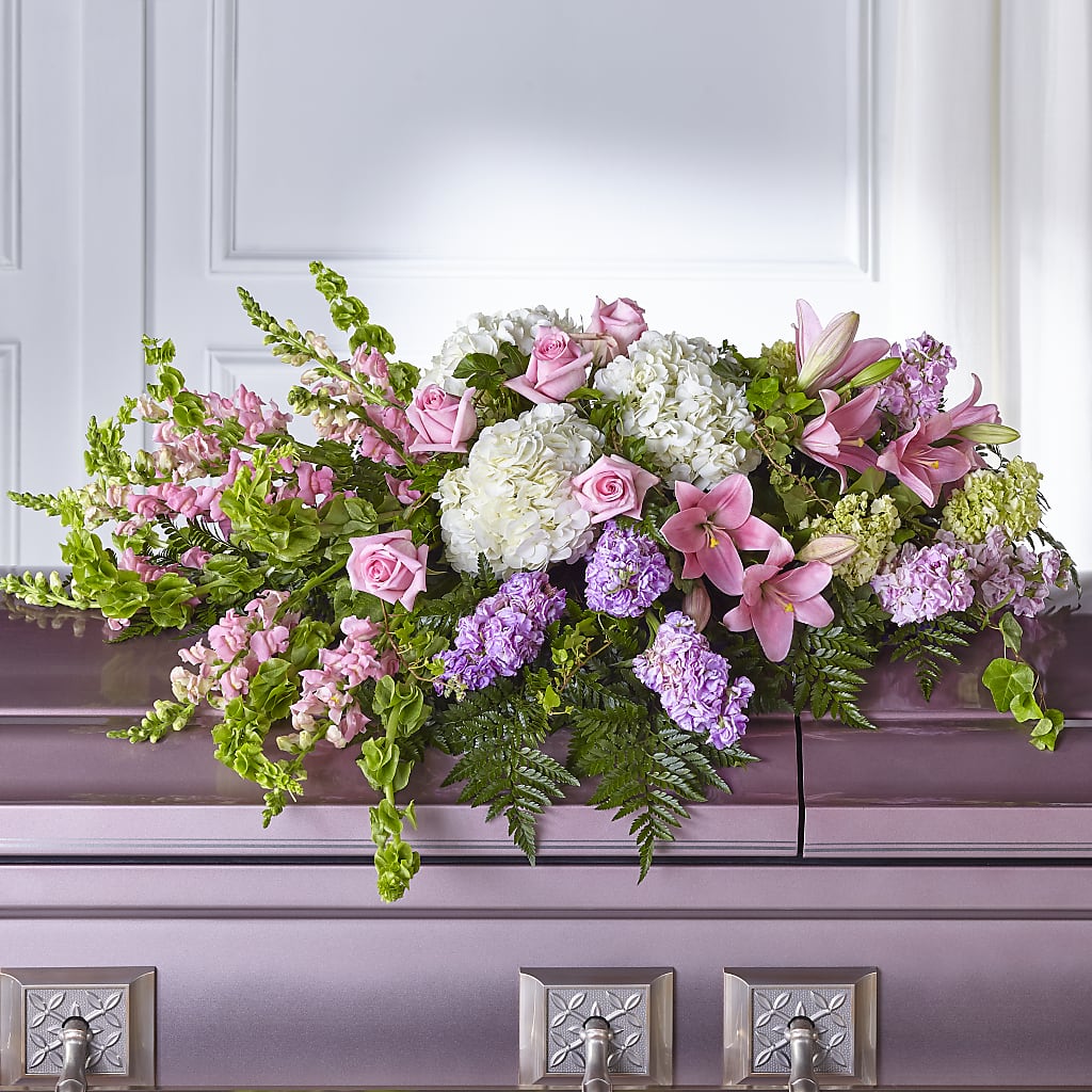 Life's Gratitude Casket Spray – East End Flowers And Gifts Inc, Hensley AR
