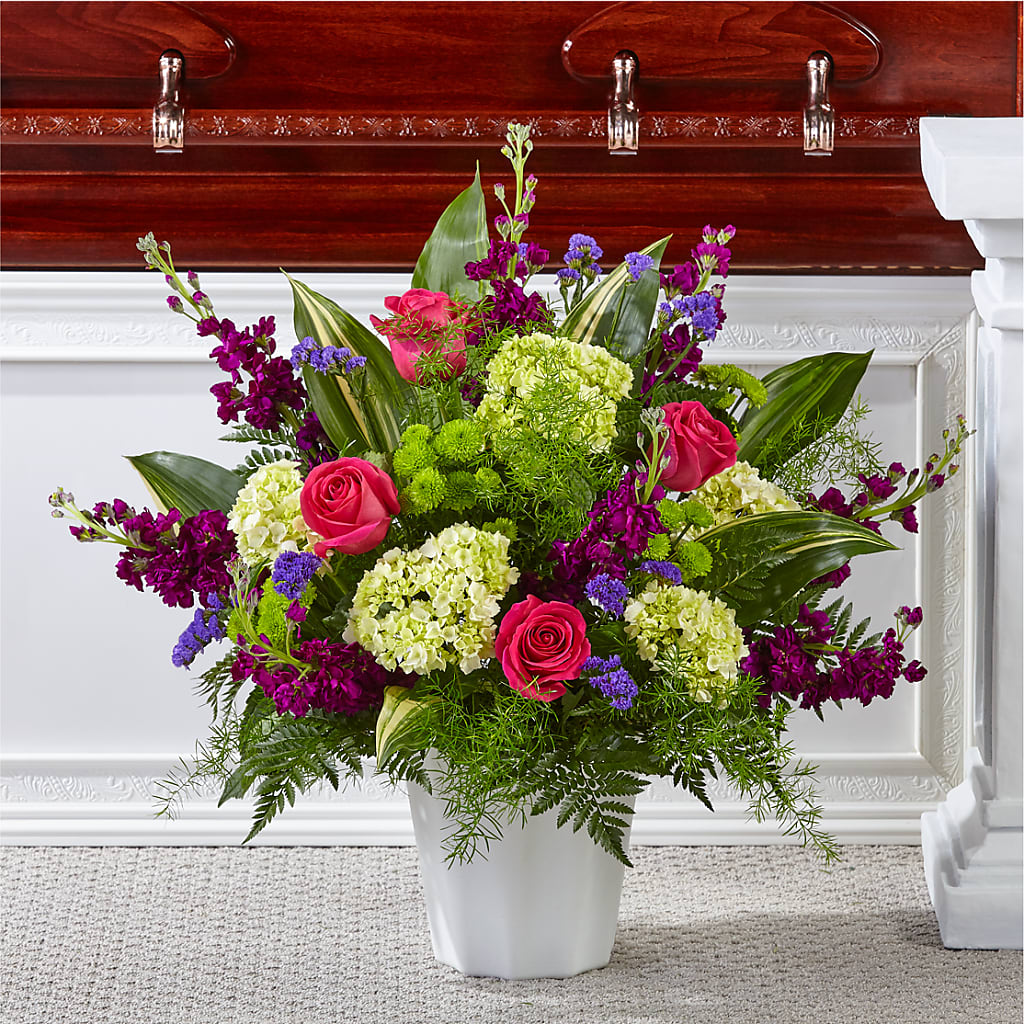 Beautiful Horizons Floor Basket – East End Flowers And Gifts Inc, Hensley AR