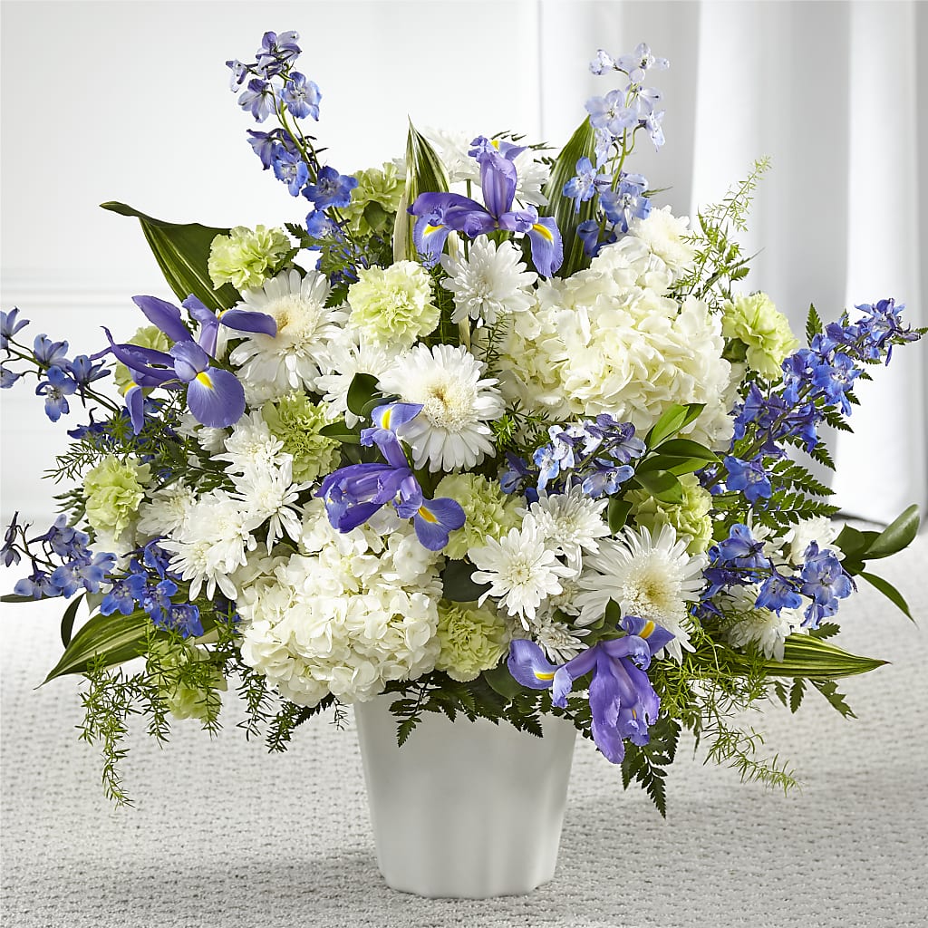 Soft Serenity Floor Basket – East End Flowers And Gifts Inc, Hensley AR