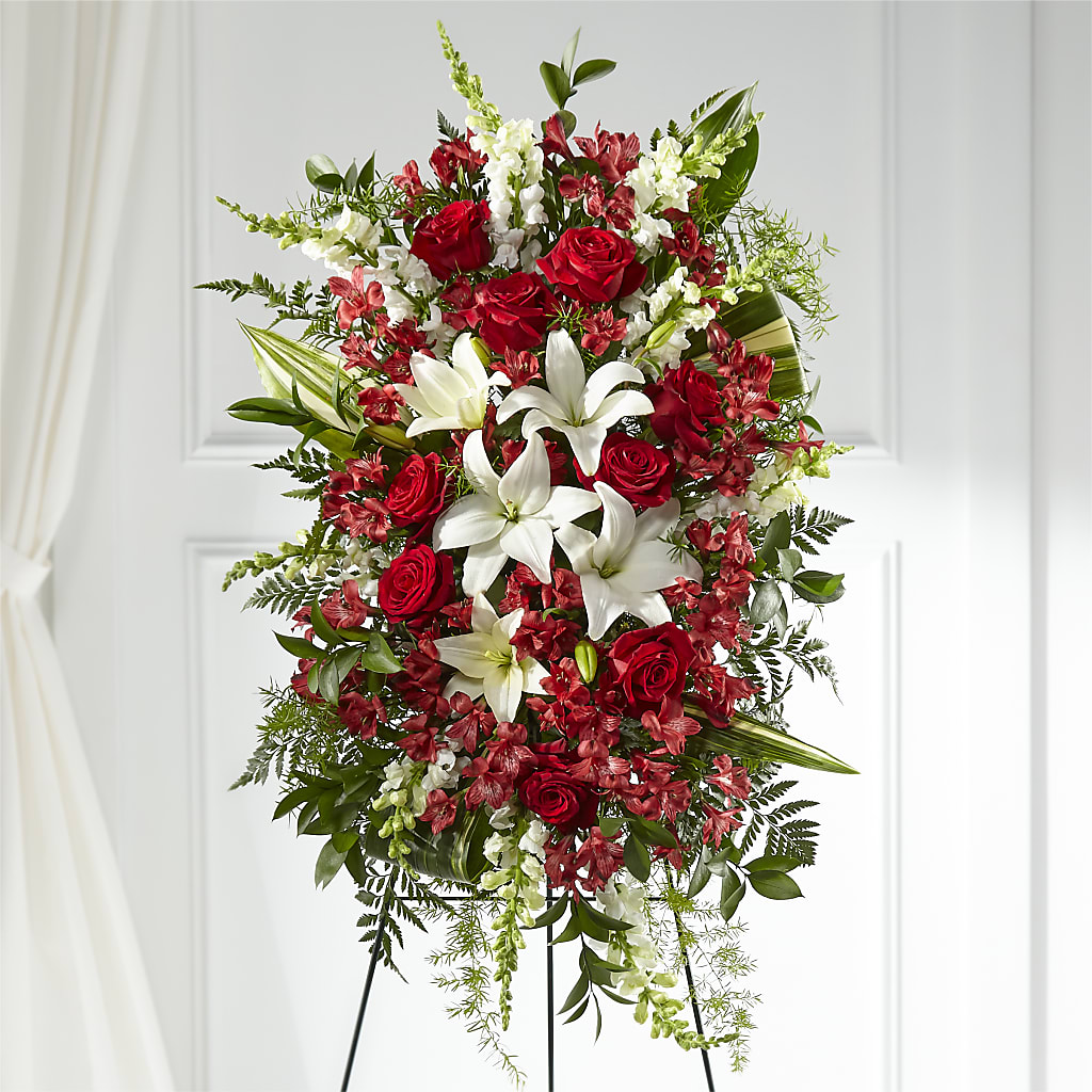 Everlasting Memory Standing Spray – East End Flowers And Gifts Inc, Hensley AR