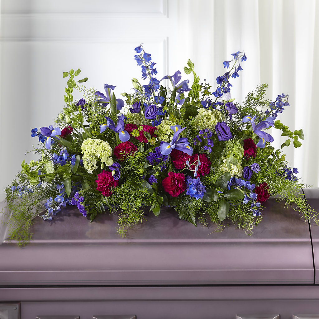 Always Treasured Casket Spray – East End Flowers And Gifts Inc, Hensley AR