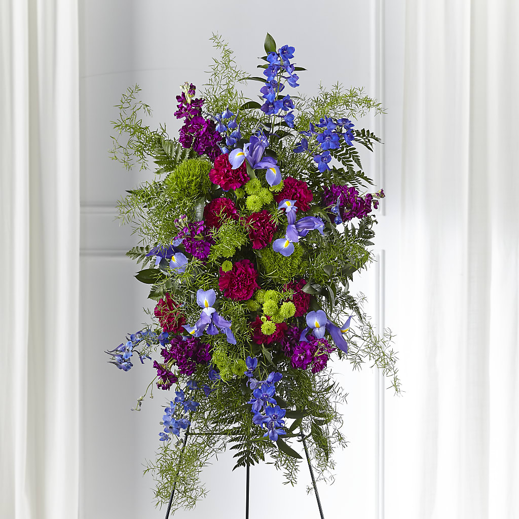 Heavenly Skies Standing Spray – East End Flowers And Gifts Inc, Hensley AR