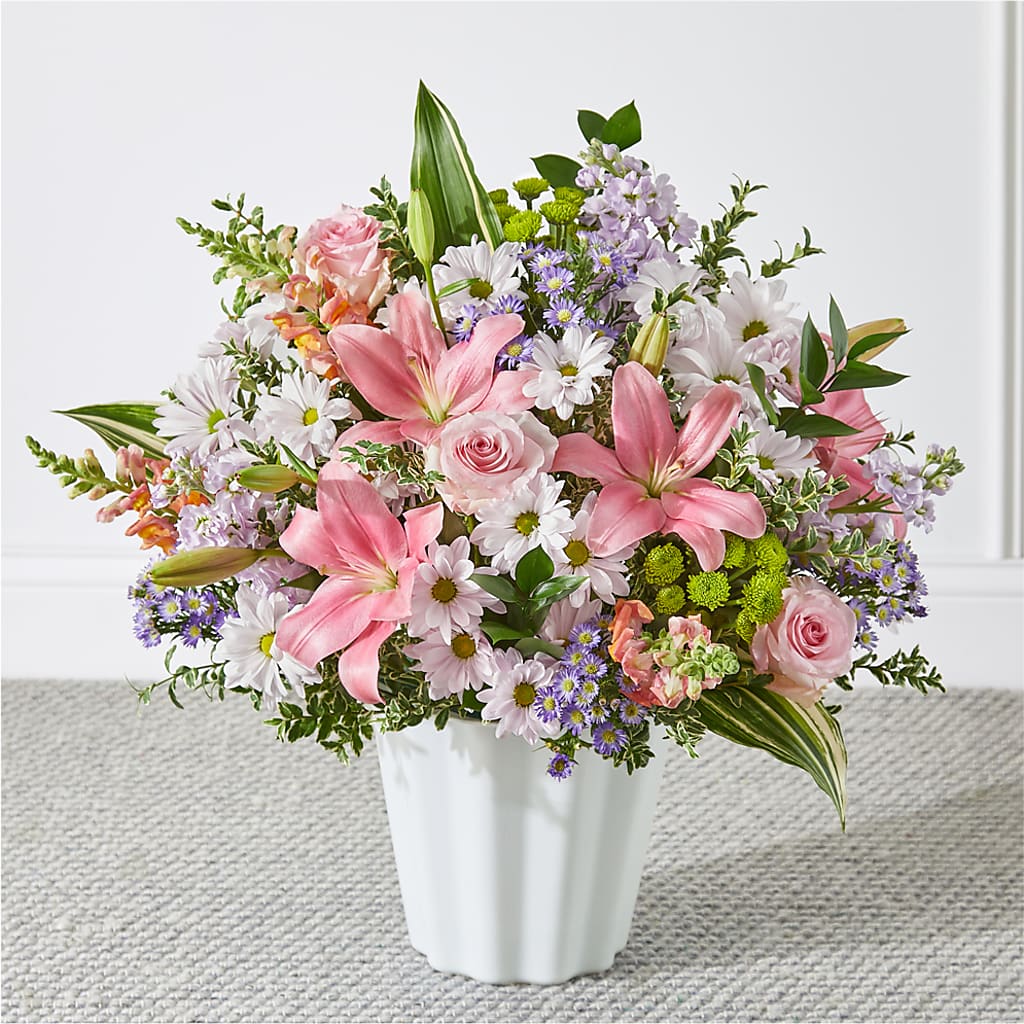 Abundant Compassion Floor Basket – East End Flowers And Gifts Inc, Hensley AR