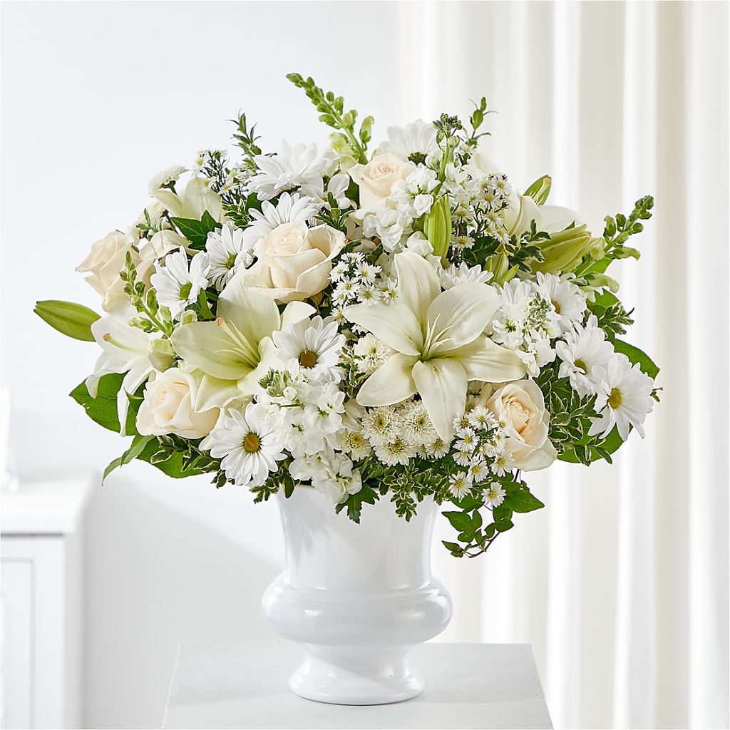 Uplifting Urn Arrangement – East End Flowers And Gifts Inc, Hensley AR