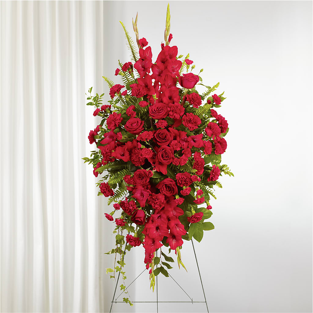 From the Heart Standing Spray – East End Flowers And Gifts Inc, Hensley AR