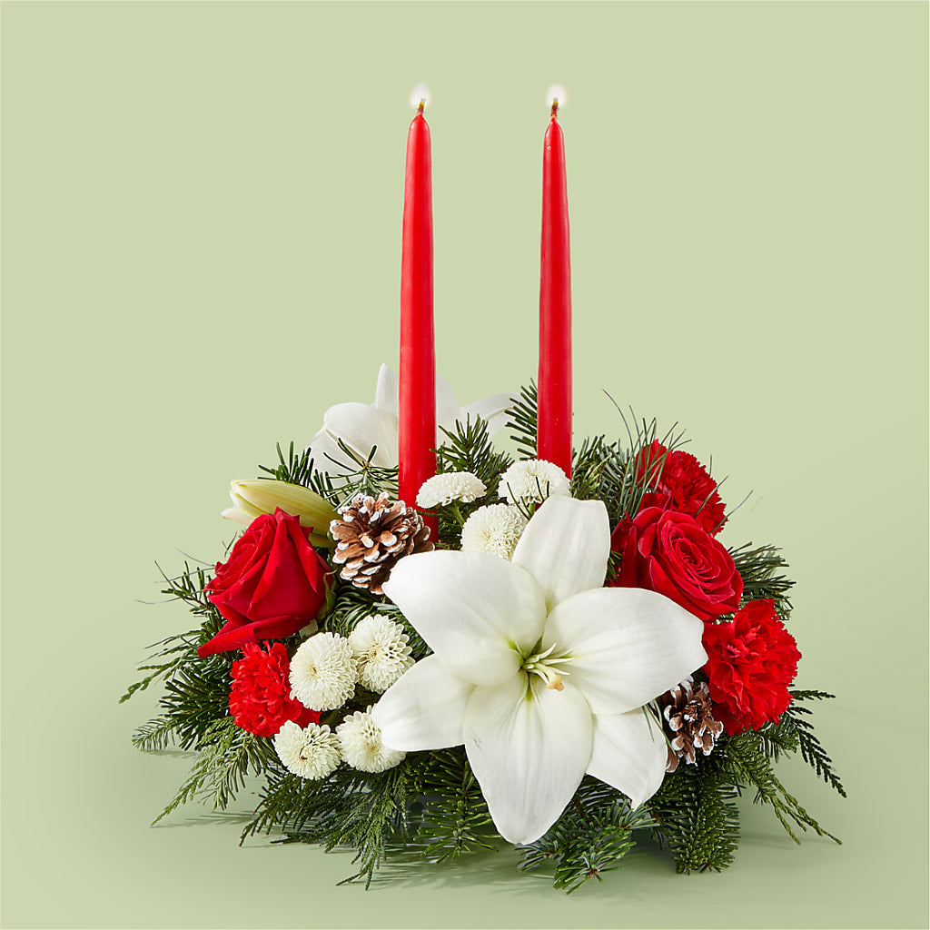 Seasonal Festivities Centerpiece – East End Flowers And Gifts Inc, Hensley AR