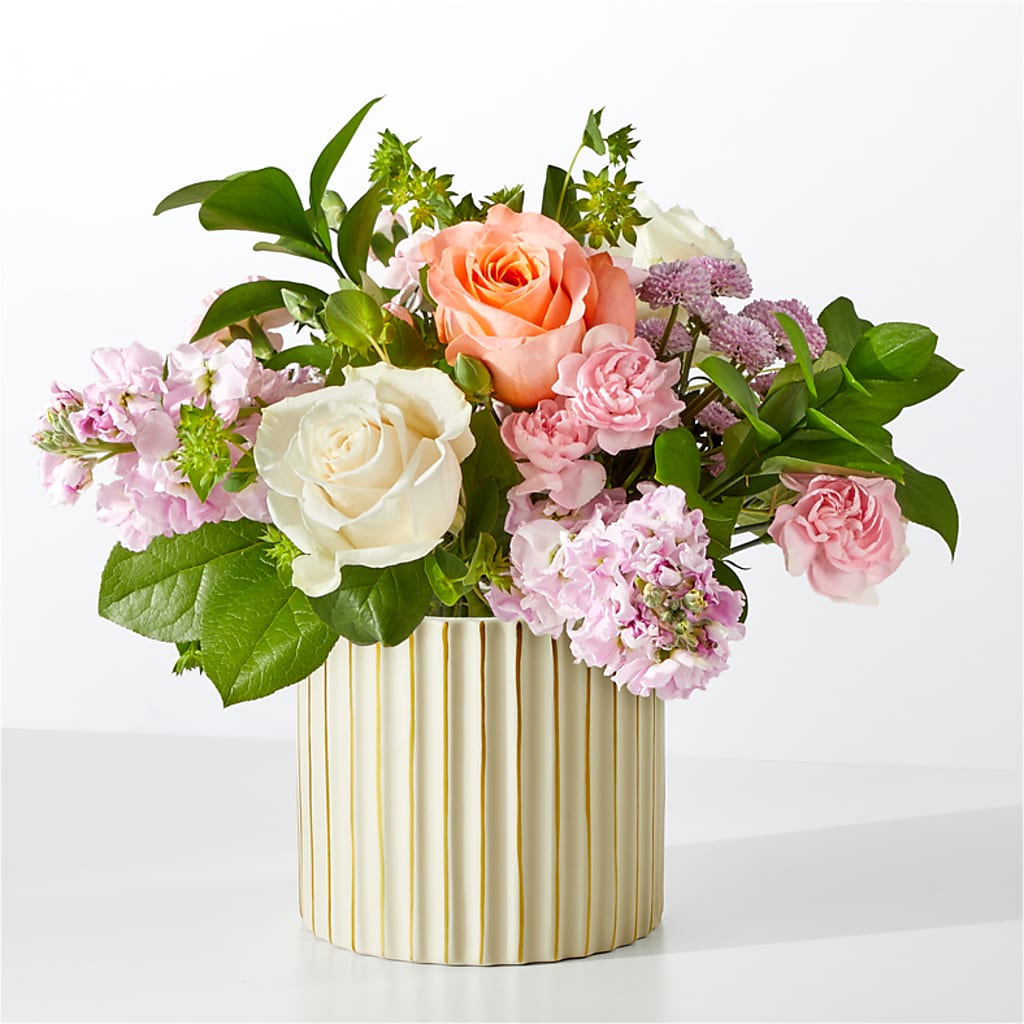 French Market Bouquet with Ivory Vase – East End Flowers And Gifts Inc, Hensley AR