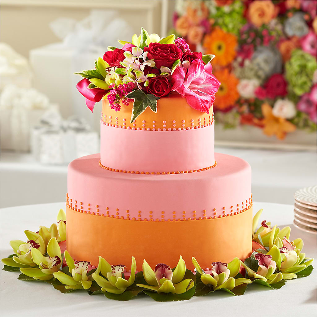 Sweet Citrus Cake Decor – East End Flowers And Gifts Inc, Hensley AR