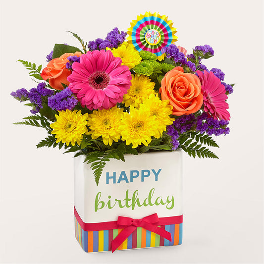 Birthday Brights Bouquet –  East End Flowers And Gifts Inc, Hensley AR