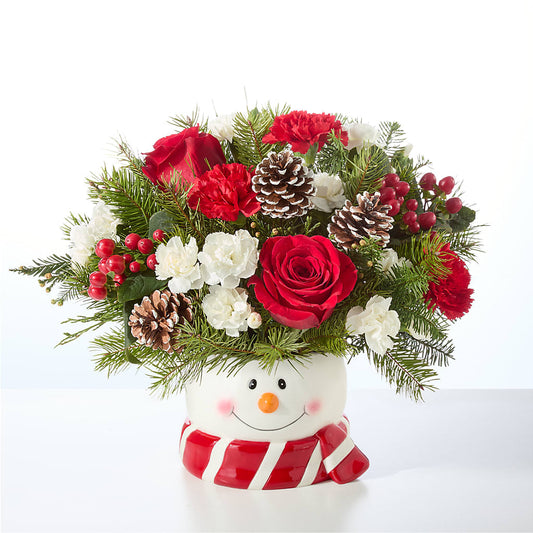 Jolly Snowman Bouquet –  East End Flowers And Gifts Inc, Hensley AR