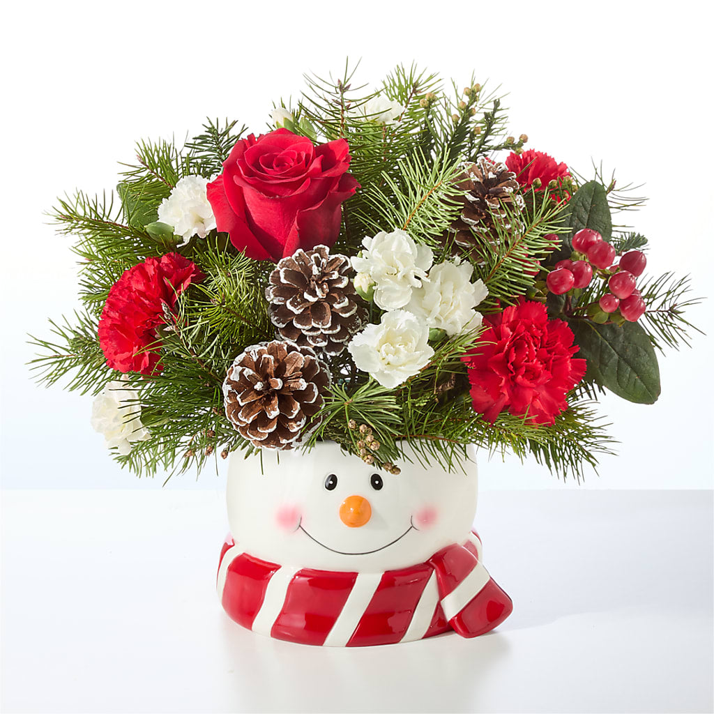 Jolly Snowman Bouquet –  East End Flowers And Gifts Inc, Hensley AR