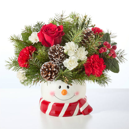 Jolly Snowman Bouquet –  East End Flowers And Gifts Inc, Hensley AR