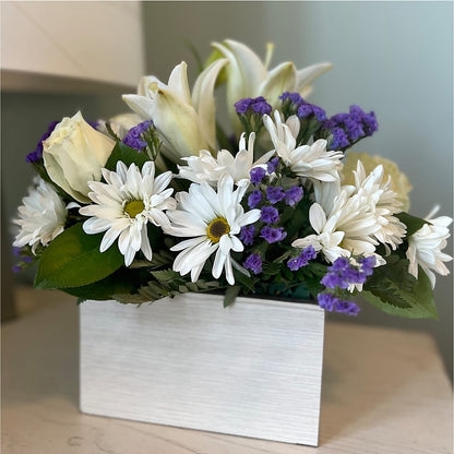 Beyond Blue Box Bouquet –  East End Flowers And Gifts Inc, Hensley AR