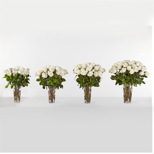 Long Stem White Rose Bouquet –  East End Flowers And Gifts Inc, Hensley AR