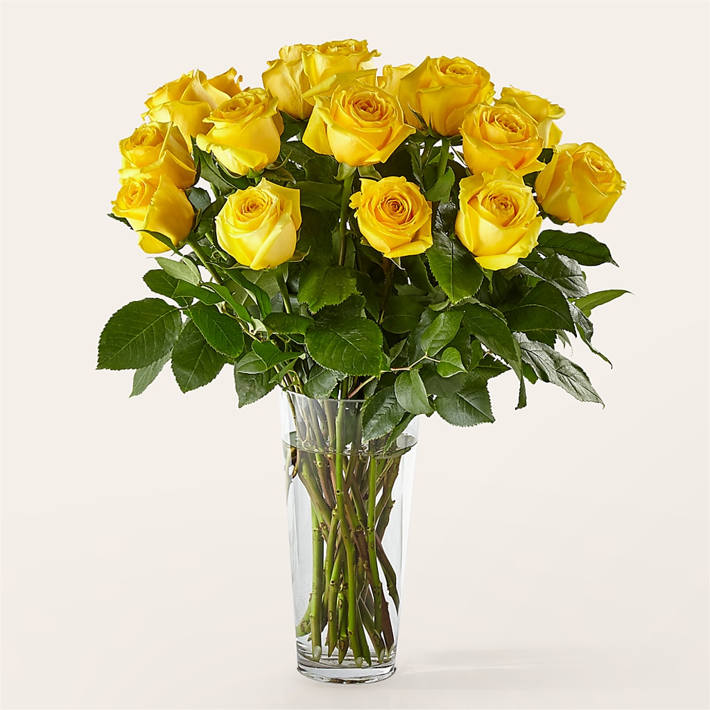 Long Stem Yellow Rose Bouquet –  East End Flowers And Gifts Inc, Hensley AR