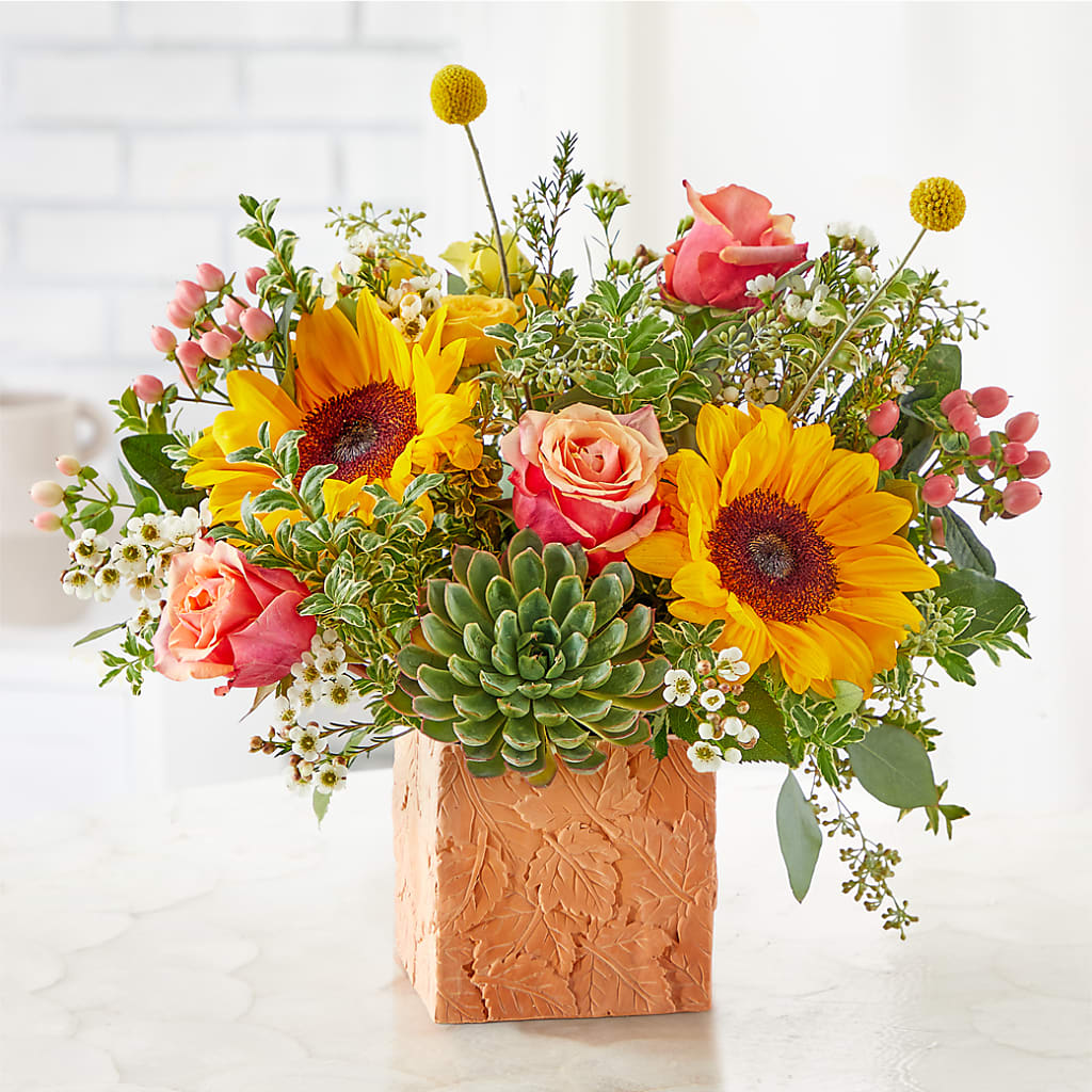 Sunflower Season Bouquet –  East End Flowers And Gifts Inc, Hensley AR