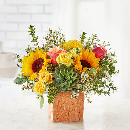 Sunflower Season Bouquet –  East End Flowers And Gifts Inc, Hensley AR