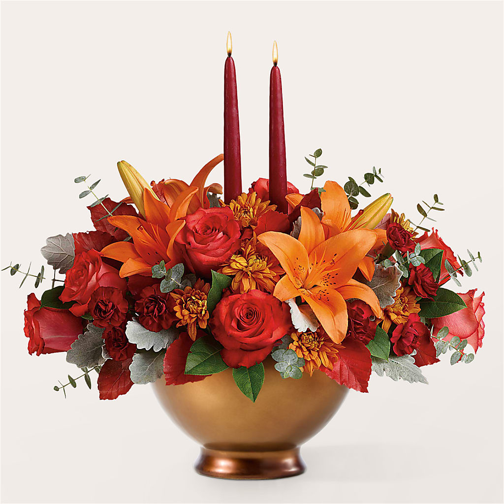 Fruits of Fall Centerpiece –  East End Flowers And Gifts Inc, Hensley AR