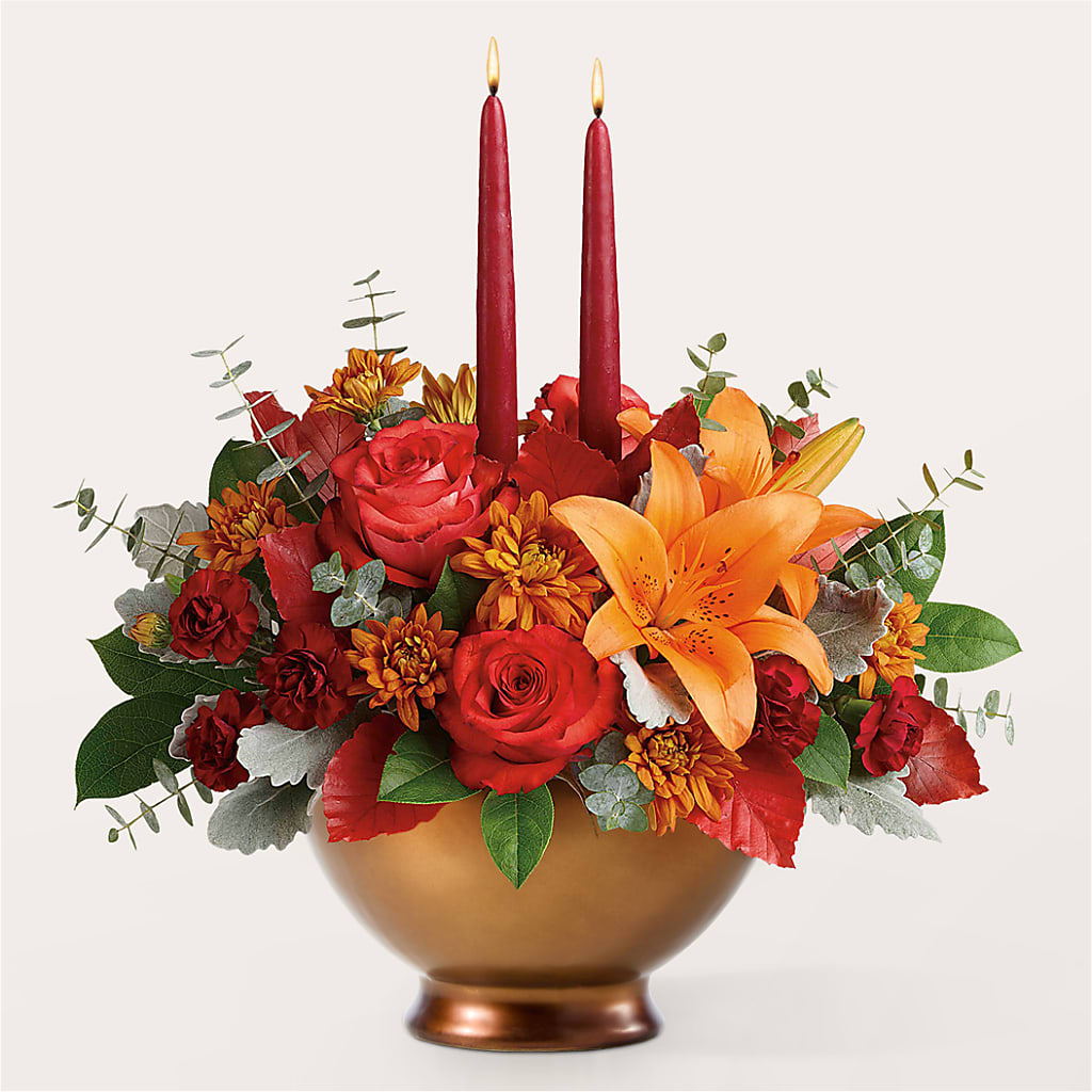 Fruits of Fall Centerpiece –  East End Flowers And Gifts Inc, Hensley AR