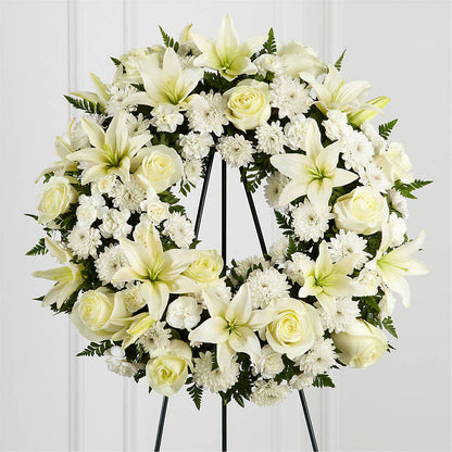 Treasured Tribute Wreath –  East End Flowers And Gifts Inc, Hensley AR