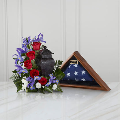 Patriotic Tribute Arrangement –  East End Flowers And Gifts Inc, Hensley AR