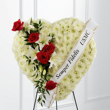 Heartfelt Hero Standing Heart –  East End Flowers And Gifts Inc, Hensley AR