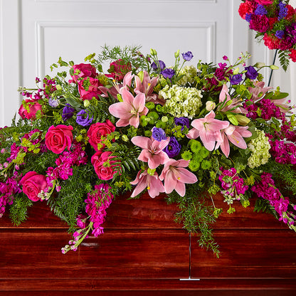 Radiant Tribute Casket Spray –  East End Flowers And Gifts Inc, Hensley AR