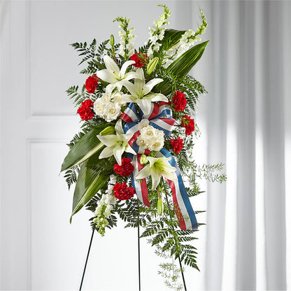 Stars of Life Standing Spray –  East End Flowers And Gifts Inc, Hensley AR