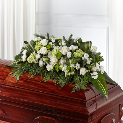 Hopeful Gesture Casket Spray –  East End Flowers And Gifts Inc, Hensley AR