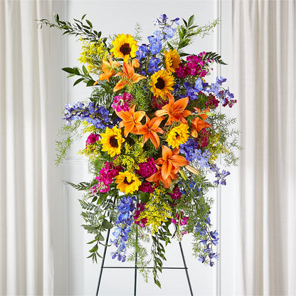 Sunlit Memories Standing Spray (Standard) –  East End Flowers And Gifts Inc, Hensley AR