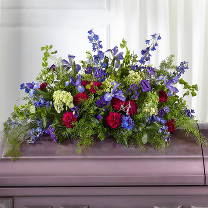 Always Treasured Casket Spray –  East End Flowers And Gifts Inc, Hensley AR
