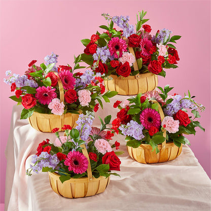 Pink Picnic Basket –  East End Flowers And Gifts Inc, Hensley AR